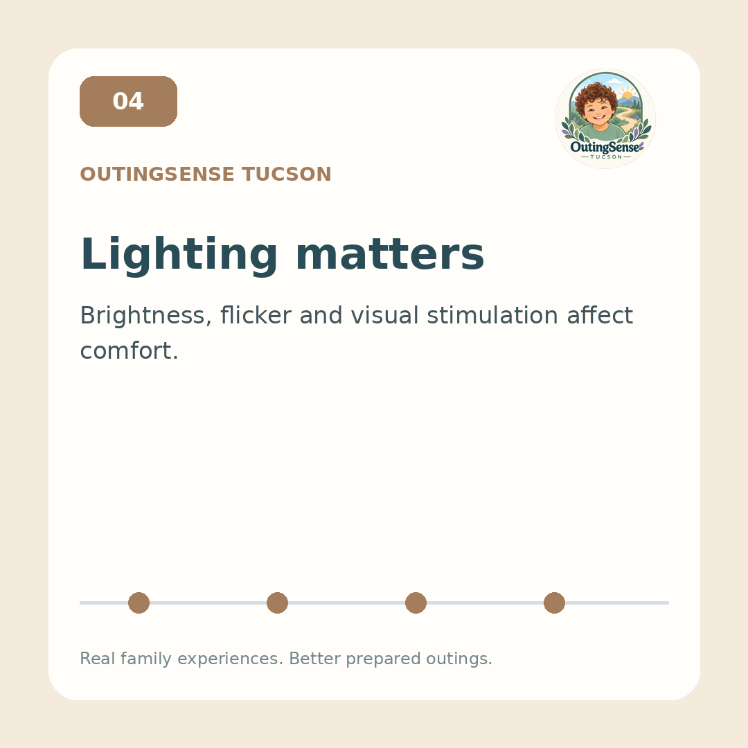 Lighting matters: brightness, flicker and visual stimulation affect comfort