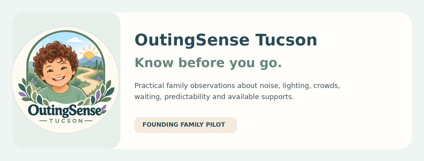 OutingSense Tucson — Know before you go